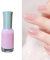 Jelly Pink Nail Polish Long Lasting Quick Dry Translucent Nude Pink Nail Varnish, Water Based Breathable Jelly Nude Nail Polish Nails Art Gifts for Women