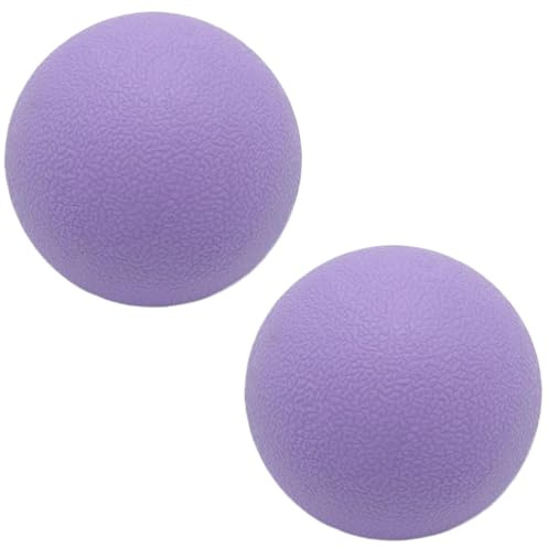 Lacrosse Massage Ball 2pcs Acupoint Massage Balls Foot Roller Balls Ball for Yoga Set Foot Lacrosse for Back.