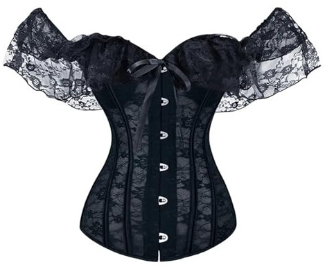 USOHJZ Body Shapers Damunderkläder Korsett Toppar Fajas Shapewear Slimming Bustiers Underbröstkorsett Kvinnliga Kläder (Färg: 23,XXL)
