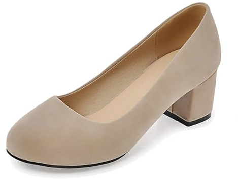 Genérico Zapatos Dirndl de Terciopelo para Mujer con Correas, Elegantes Zapatos de Baile con tacón y Tiras en el Tobillo para Bodas, Oktoberfest y Fiestas. (Beige, 41)
