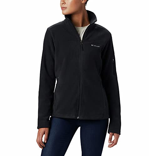 Columbia Fast Trek Jacket, Veste Polaire Entièrement Zippée Femme, Black, Taille XS