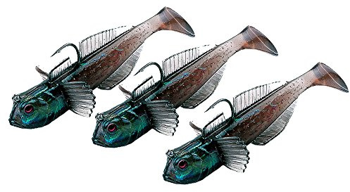 Wurmbaden 3 gummifisk rovfisk öring gädda bete får gropp gummifisk konstbete (08 cm)