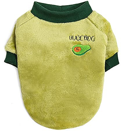 Suéter para Perros Ropa para Perros Suéter de Lana para Perros Abrigo Cálido de Invierno Pijamas de Frutas Suéter de Lana para Perro Pequeño Gato