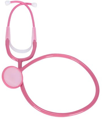 NAUZE Pink Stethoscope Toy for Children - Role Play Nursing Pretend Game for Kids - Medical Educational Toy