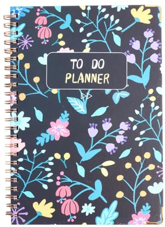 Cuaderno, planificador diario A5, organizador de lista de verificación de tareas, planificador diario A5, cuaderno multifuncional para familias, colegas y gestión eficaz de tareas