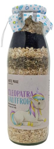 RL24 Hotte Maxe Cleopatra Hautfroh – Mezcla para hornear golosinas para caballos – Mezcla de galletas para caballos – Comida para caballos sin aditivos – 1 botella de 500 ml