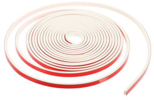 VALICLUD Tira Aislante de Silicona para Puertas Autoadhesiva Resistente al Clima y Ruido Sello Flexible para Marco de Puerta Protección contra Polvo y Viento