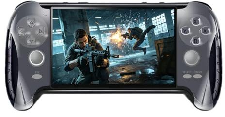 TAQY - Console de jeu portable avec manette de jeu de 4,3 pouces - 4800 jeux rétro - Multiples émulateurs - Fonction de sauvegarde des jeux - Produit électronique portable pour enfants/amis