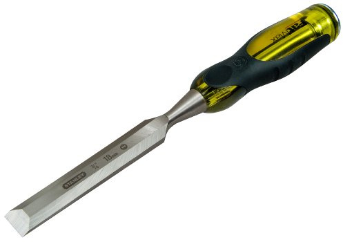 STANLEY 18mm Thru Tang Chisel with Bevel Edge and Strike Cap, 0-16-258