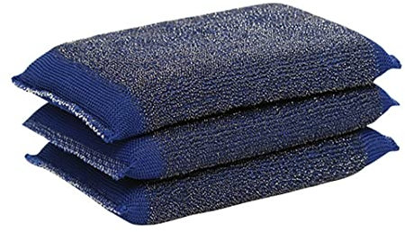 Lakeland Tough Washing Up Cleaner Pads Steel Scrubs Sponges x 3