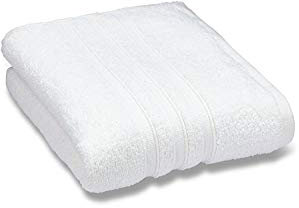 Catherine Lansfield Zero Twist Soft & Absorbent Cotton Bath Towel White