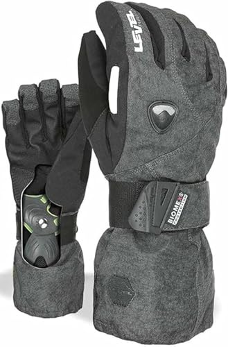 Level Fly, Men's Snowboard Glove, PK Black, 8 - M