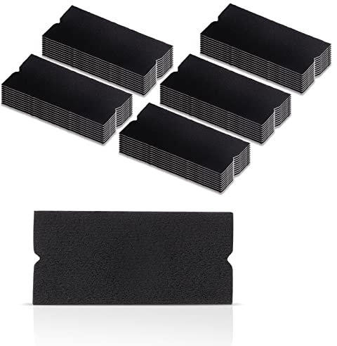 Ehdis 50 Pezzi Feltro per Spatole Professionale, Installazione Tool per Wrapping Pellicola, Pellicola per vetri, Pellicole protettive, Pellicola vetri Auto, Car Wrapping, Nero