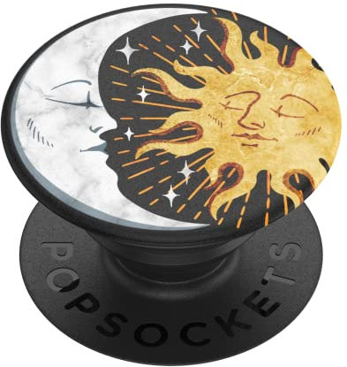 PopSockets PopGrip - Soporte y Agarre para Teléfonos Móviles con un PopTop Intercambiable - Sun and Moon