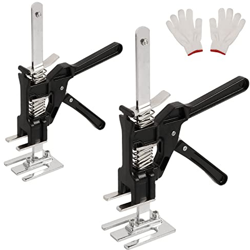 2 Pack Labor Saving Arm Jack, Lever Arm Lifter Hand Tool Jacks, Effort Elevator for Installing Doors Windows Cabinet, Furniture Drywall Lifter Jack