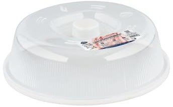 Care+Protect Coperchio per microonde. Accessorio ideale per la cottura a microonde, previene gli schizzi, non contiene BPA, 26,2 x 26,2 x 7,6 cm