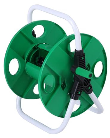 Chariot de tuyau d'arrosage pour tuyau d'eau - Organisateurs de tuyaux d'eau pour la maison et le jardin - Support de rangement pour tuyau d'eau