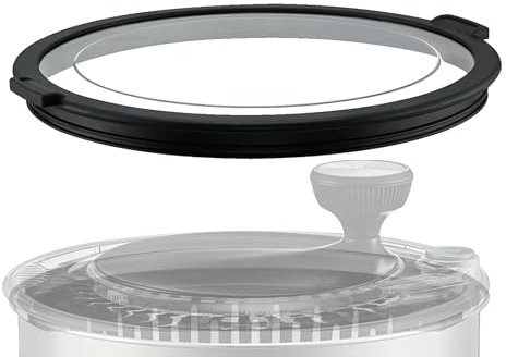 SILBERTHAL Salatschleuder Deckel 25cm - Accessoire für Salatschleuder Edelstahl 4,5 Liter