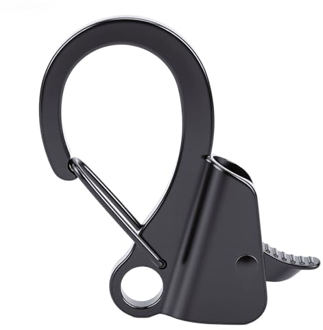 Fafeicy Gancio Scorrevole per Corda per Barca, di Ancoraggio Senza Nodi in Acciaio Inossidabile di Grado Marino 304 con Design Antiscivolo, per Corde da 3/8 a 5/8 di Pollice capacità