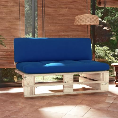 Homele Medelsoffa för utomhusbruk, pallar, impregnerad furu, trädgårdslounge-set, balkongmöbelset, trädgårdsmöbelset underhållningsset, balkong soffa lounge, lämplig för trädgårdar, terrasser