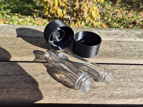 LogbuchBox Geocaching Versteck Pfostenkappe - passgenau & wasserdicht, inklusive Dichtungsringe & Petlinge (Schwarz, 61 mm)