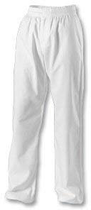 Taekwondo-Hose, 100 % Baumwolle, Weiß, 140 cm