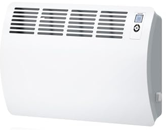 STIEBEL ELTRON Wall mounted convector, electric heater CON 30 Premium U , 3000 W or about 30 sqm, 7-day + 120-minute timer, frost + overheating protection, open window detection, Lot 20 compliant, alu