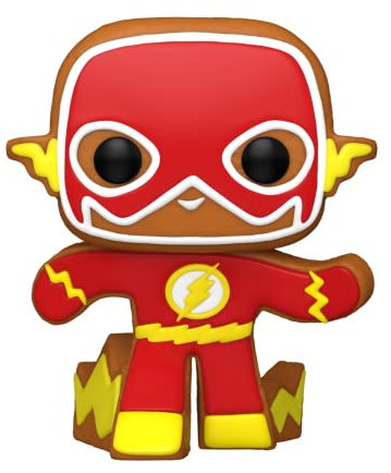 Funko POP! Heroes: DC Holiday - The Flash - Lebkuchen - Roter Blitz - DC Comics - Vinyl-Sammelfigur - Geschenkidee - Offizielle Handelswaren - Spielzeug Für Kinder und Erwachsene