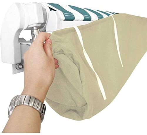 Custodia Impermeabile per Tenda da Sole da Patio, Copertura Antipolvere, Copertura Impermeabile per Tenda Avvolgibile a Scomparsa in Terrazzo, per Tende Standard Manuale (5M / 16.4Ft)