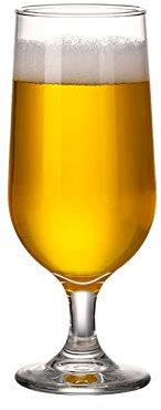 Vasos de Cerveza Gafas de cerveza 290ml Tazas de cerveza Conjunto de 5 vidrios de estilo tulipán for cerveza real Ideal for las tazas reutilizables de la fiesta fáciles de limpiar Vasos de cerveza clá