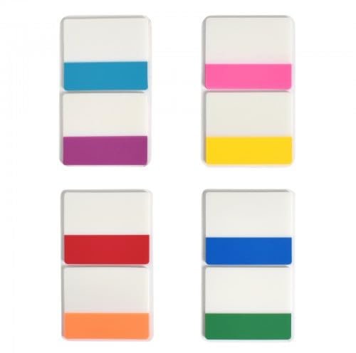 200 Pièces Onglets Index Collant, Onglets D'Index, Marque Page Adhesives, Onglets de Page Inscriptibles, Adhesives Notes Repositionnables, D'onglets de Marqueur de Page, pour Bureau, École, Dossier