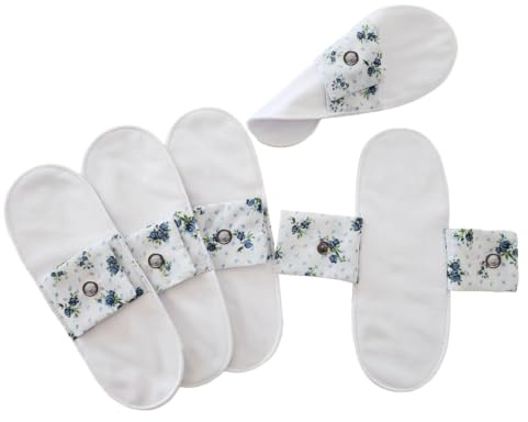 EcoRita – Lot de 5 Protège-Slips Lavables 100% Coton (XS) | Fait Main en France