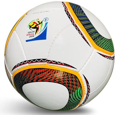 Balón de fútbol de Sudáfrica World Cup 2010, tamaño 5, cosido a mano, oficial