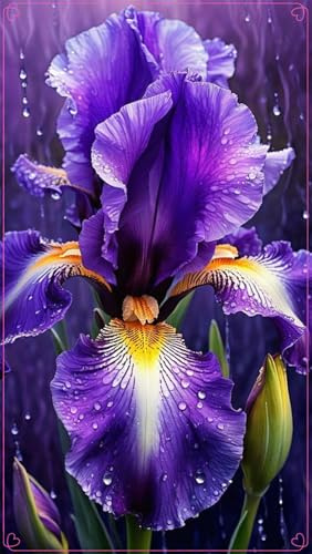 iris bulbi, Robusto, Bulbi di iris,Elegante, Delicato, Sottile, Naturale-4 bulbi-D