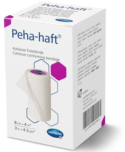 Peha-haft Hartmann Latex-Free Elastic Fixation Bandage, Various Sises
