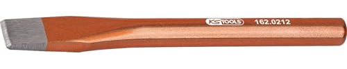 KS Tools 162.0212 Scalpello Piatto per Meccanica, 150 mm, Ottagonale