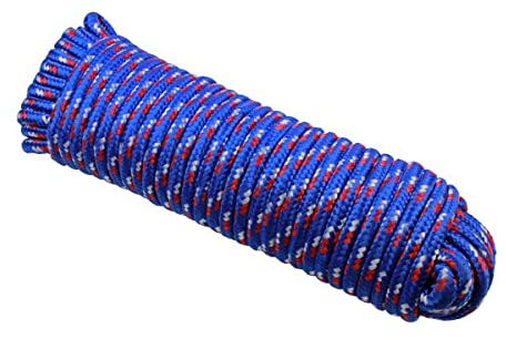 VEWERK 10mm Polypropylene Diamond Braided Rope 30 Meters 9020