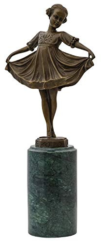 aubaho Scultura in Bronzo Dopo Ferdinando Preiss (1882-1943) Figura Ballerina 32cm