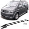 Alu Dachreling Schwarz zum Nachrüsten für VW Bus T6 T6.1 ab 2015 kurzer Radstand