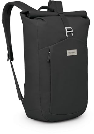 Osprey Arcane Unisexe Sac à dos roll-top, 22L, Black, O/S