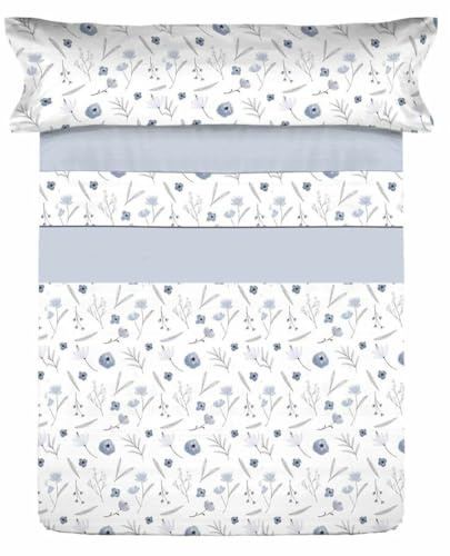 Juego de Sábanas Tejidos Reina Azul Cama de 105 - Marca: Tejidos Reina - EAN: 8430316984541