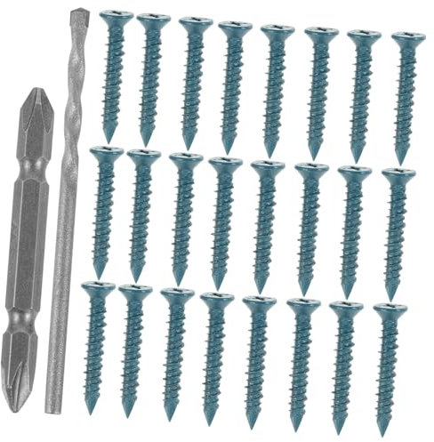 HOMSFOU Ancoraggio Per Calcestruzzo Vite Per Muro in Calcestruzzo Per Cartongesso Da Trapano in Per Parete in Cartongesso e Strumento Fissaggio Parete