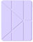 A-BEAUTY Funda Compatible con Xiaomi Pad 5/5 Pro 11 Pulgadas 2021, con Portalápiz, Antichoque Carcasa Translúcida, Soporte de Y 6 en 1, Auto-Reposo/Activación, Lila
