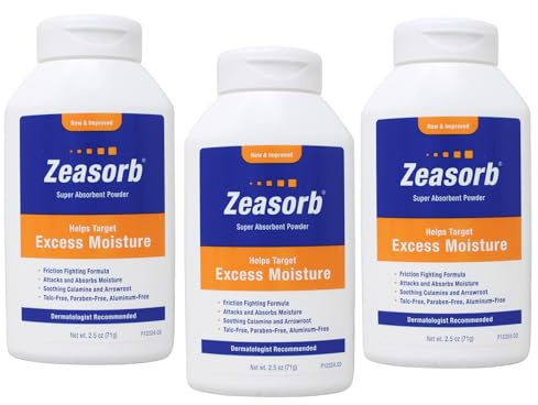 ZEASORB POWDER 2.5 OZ (3 pack)