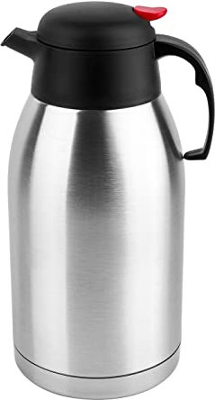 Thermosflasche Edelstahl Thermoskanne Isolierkanne Konferenz Teekanne 2,5 L