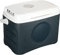 GlamHaus Electric Cooler Box, Large 22L or 30L Cool Box - Use Warm Or Cold, Eco Mode, Portable & Food Safe Insulated, DC 12V, AC 220V Or USB Adaptor - Picnics, Beach, Camping, Car - (BLUE 22L)