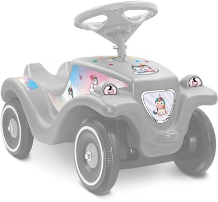 Finest Folia Lot d'autocollants compatibles avec Big Bobby Car Classic pour véhicule d'enfant, voiture de jeu, film design pour filles et garçons R194 (14 licornes)