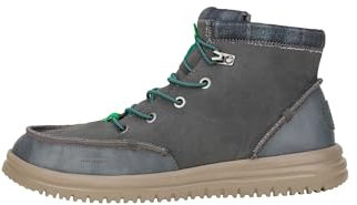 HEYDUDE Bradley Classic Herren - Slip-On Schuhe - Ankle Boots, Charcoal, 44