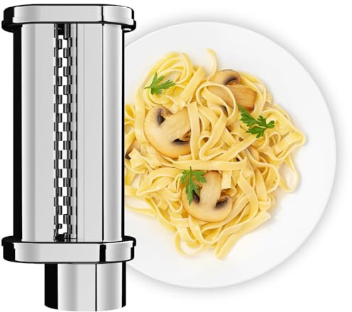 Fentic Macchina per Fettuccine – Macchina per la Pasta Adatto a Fentic SM-1504P e SM-1504BM – Macchina per la Pasta Elettrica – Acciaio Inox