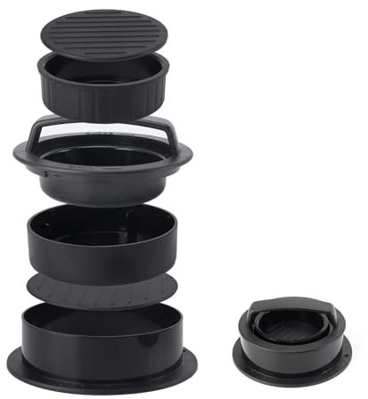 Presse à Hamburger, Presse à Viande Hachée, Avec 100 Feuilles de Papier Antiadhésif，Ustensile de Cuisine pour Réaliser Hamburgers, Sandwichs, des Galettes et des Grillades